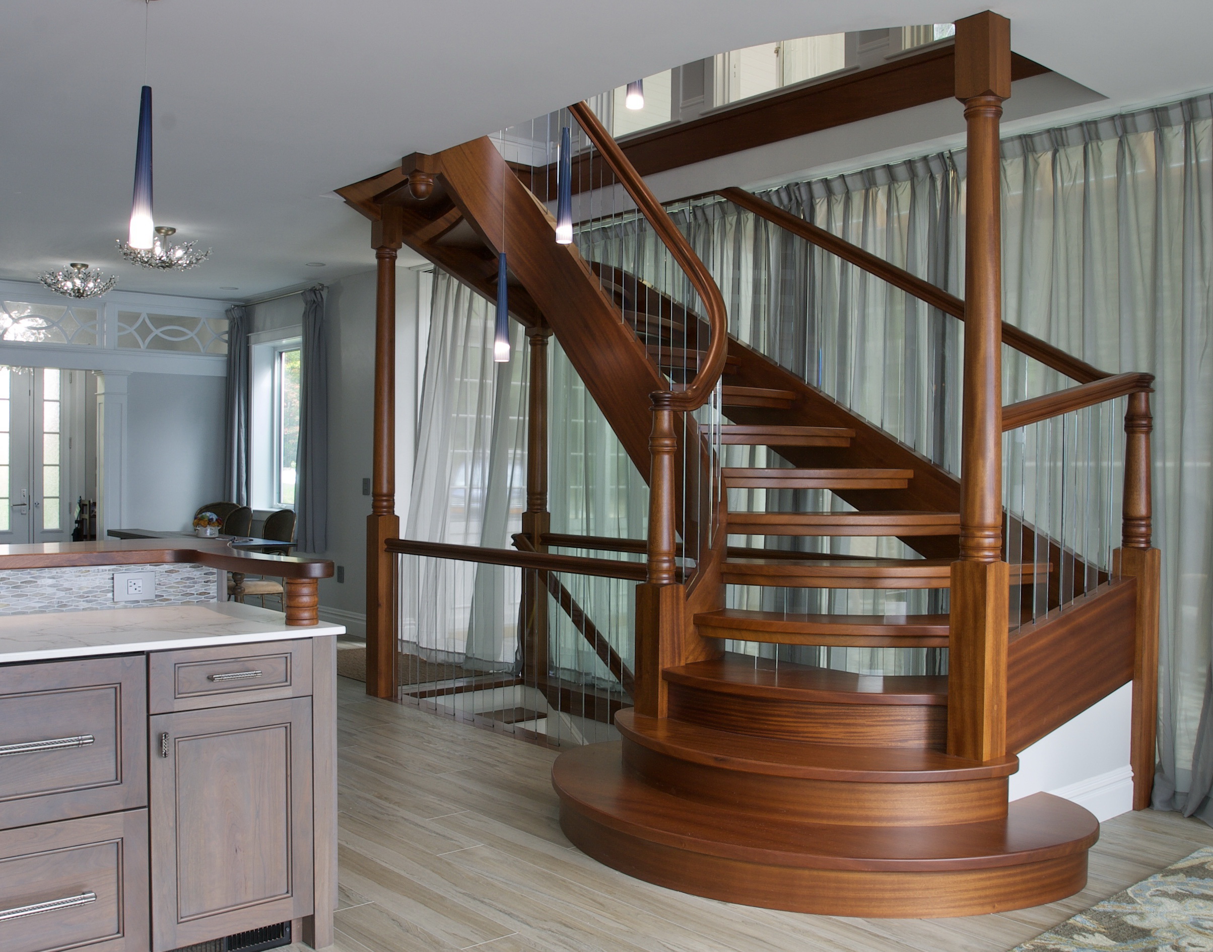 13 - Best Curved Stairway-Modern