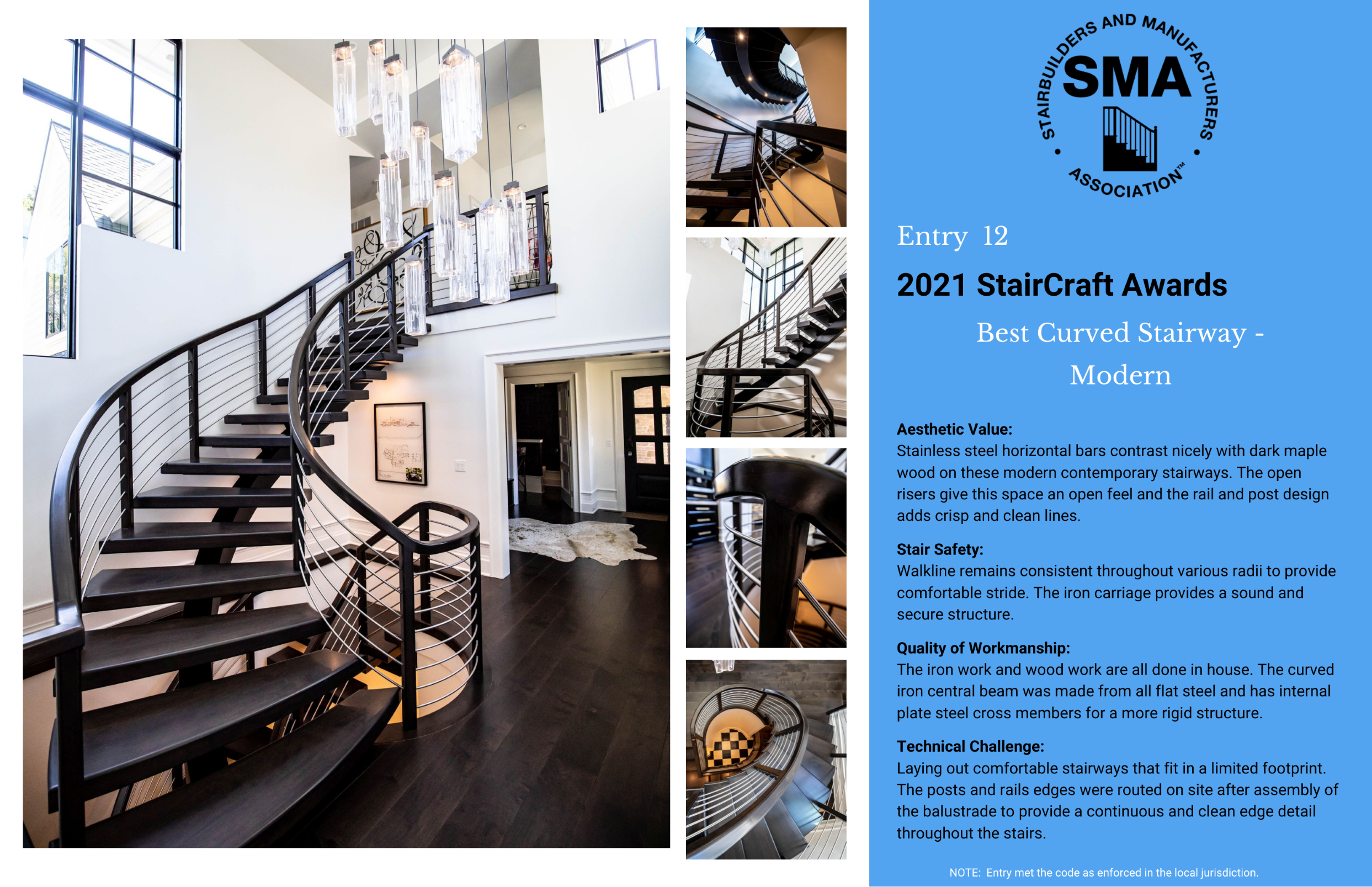 2021 StairCraft Awards Entry 12