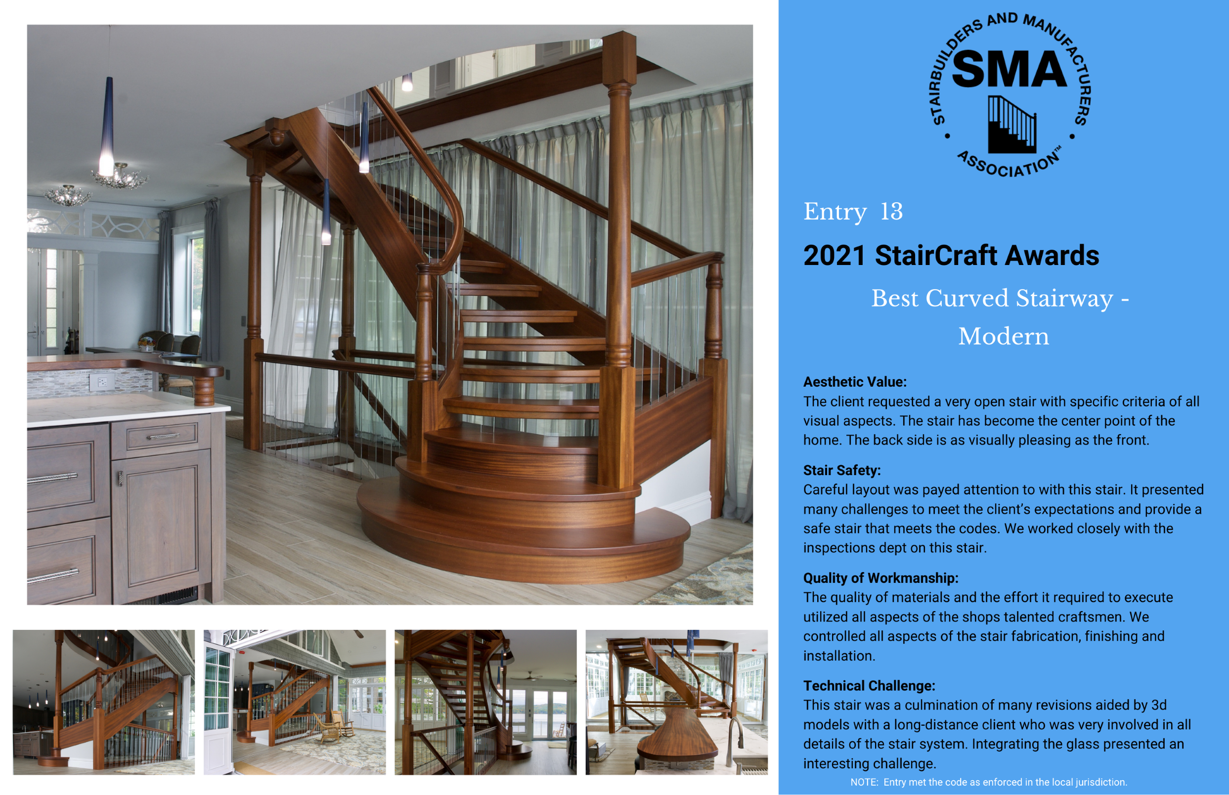 2021 StairCraft Awards Entry 13