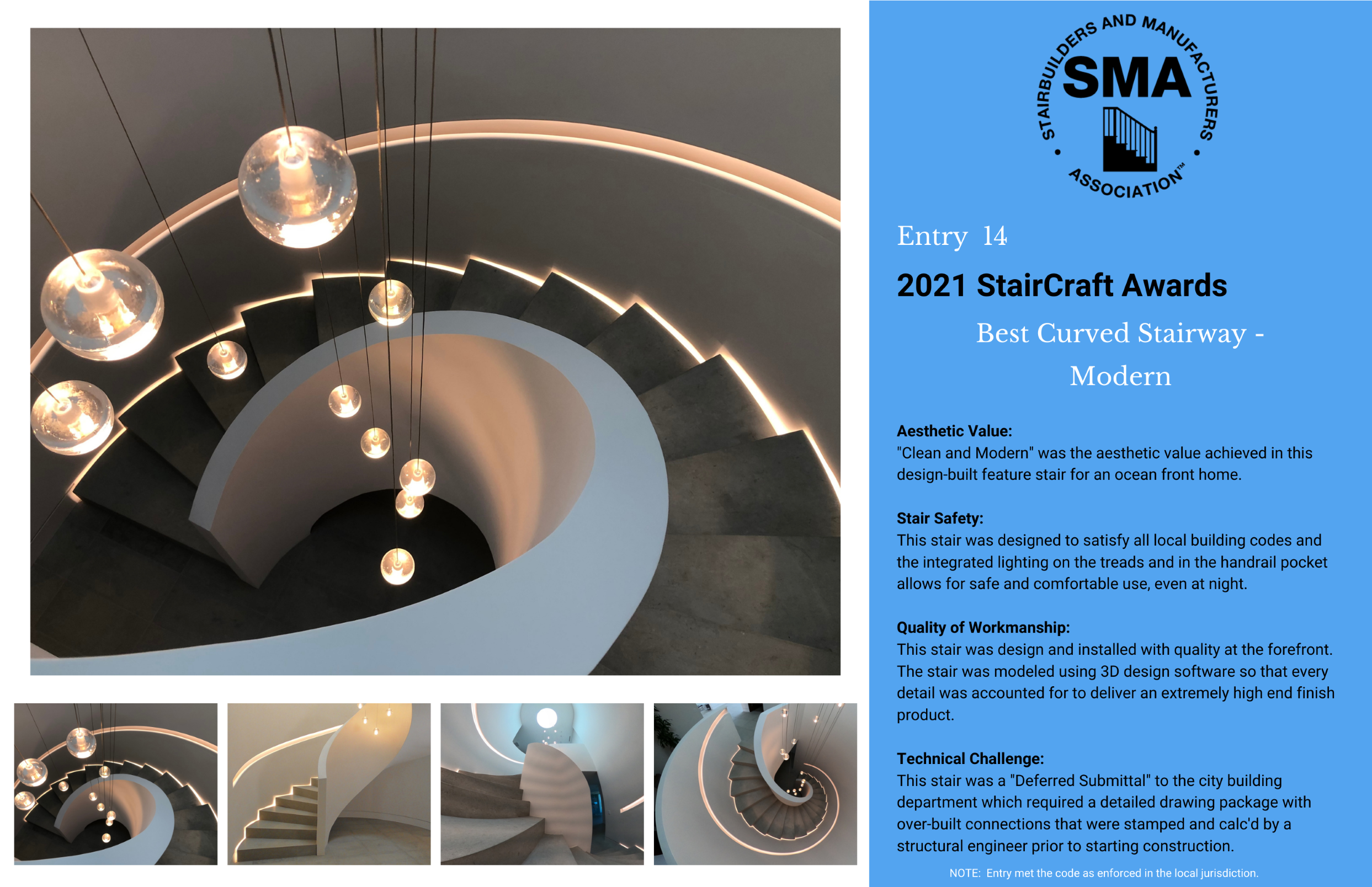 2021 StairCraft Awards Entry 14