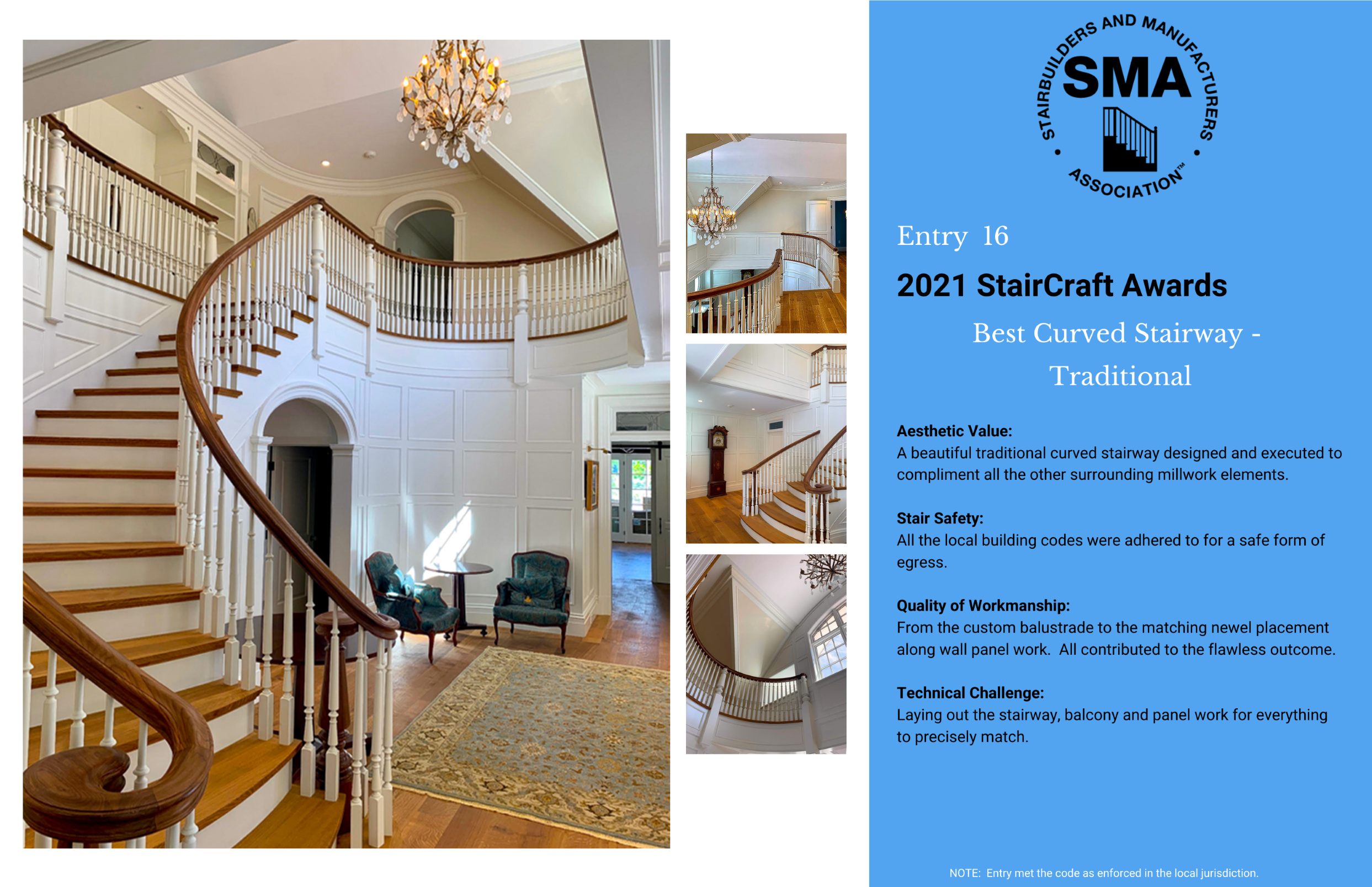 2021 StairCraft Awards Entry 16