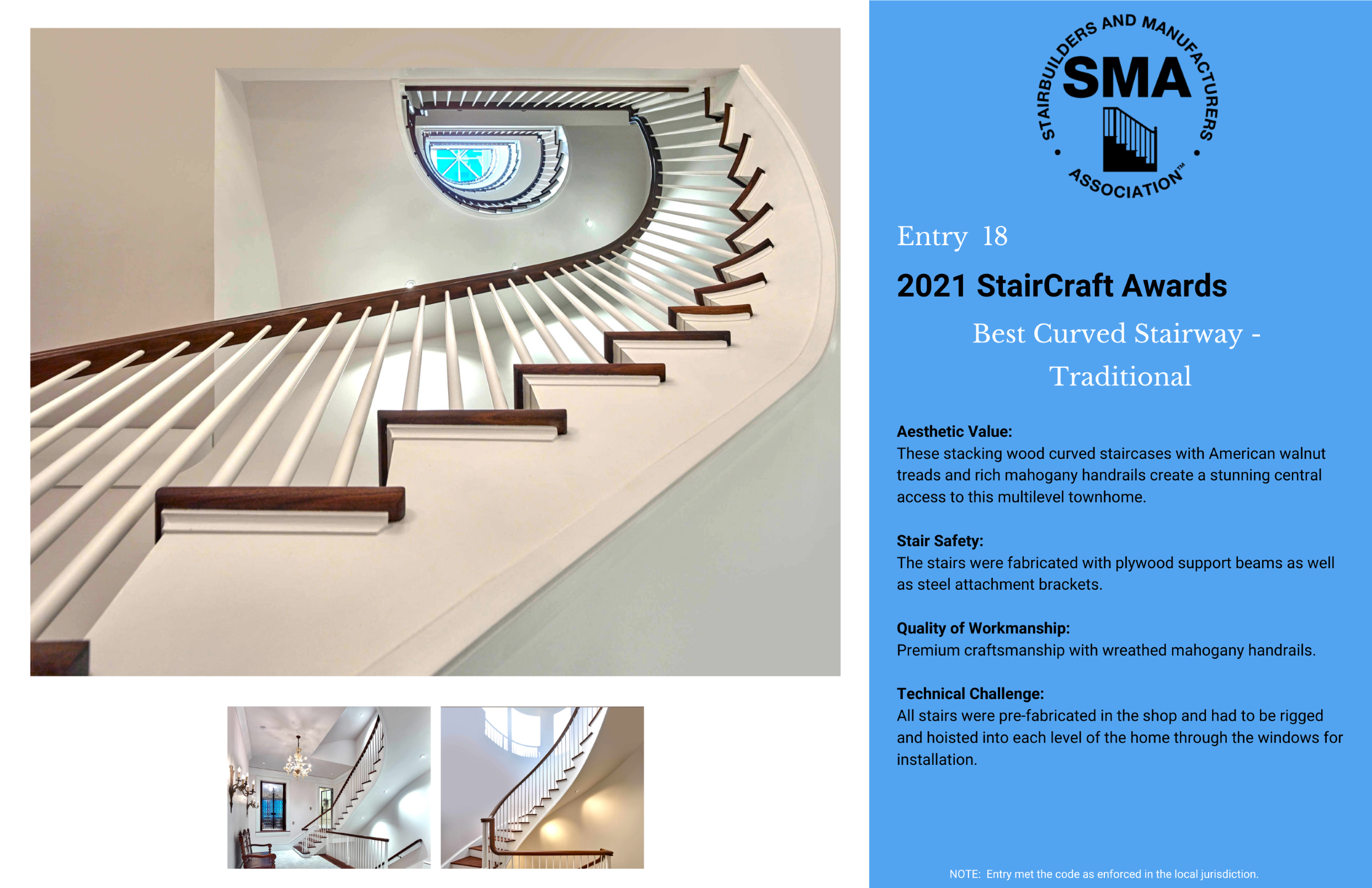 2021 StairCraft Awards Entry 18