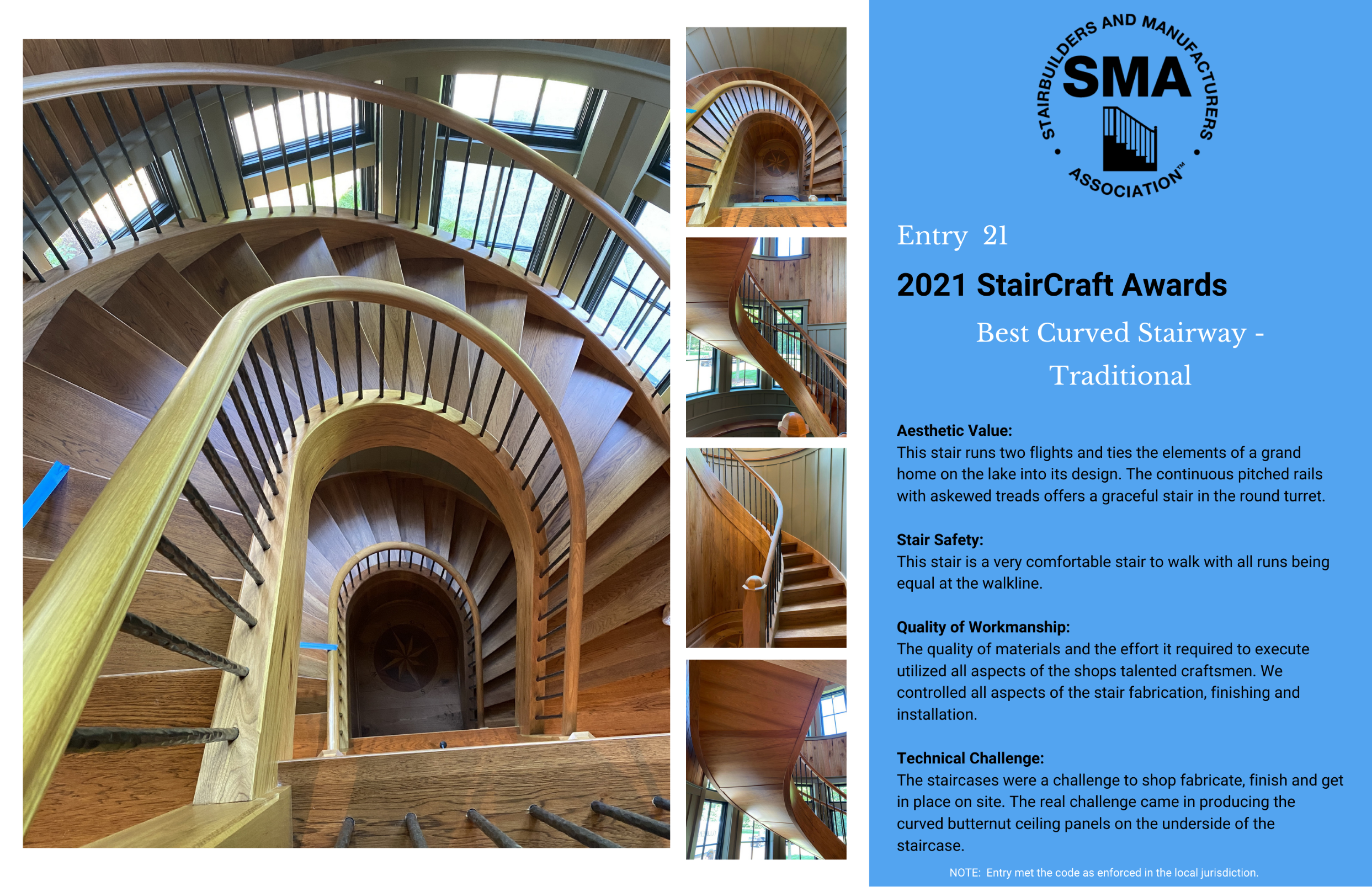 2021 StairCraft Awards Entry 21