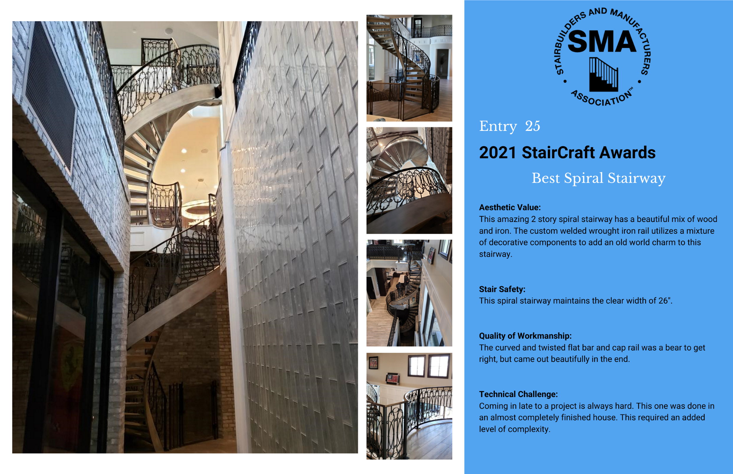 2021 StairCraft Awards Entry 25