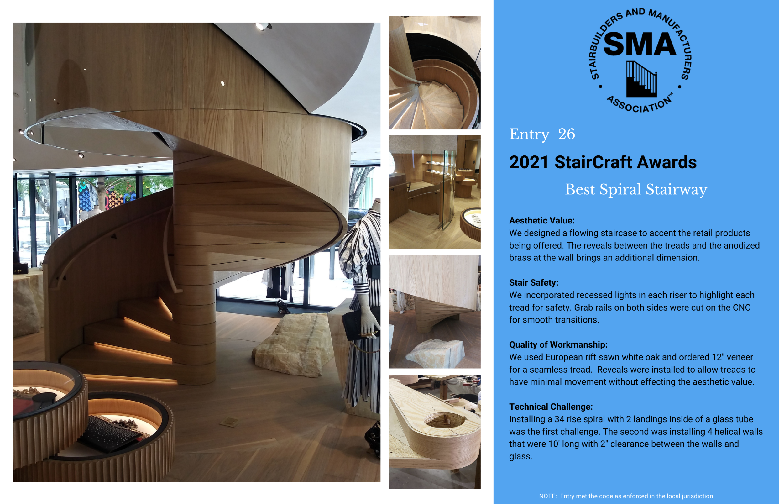 2021 StairCraft Awards Entry 26