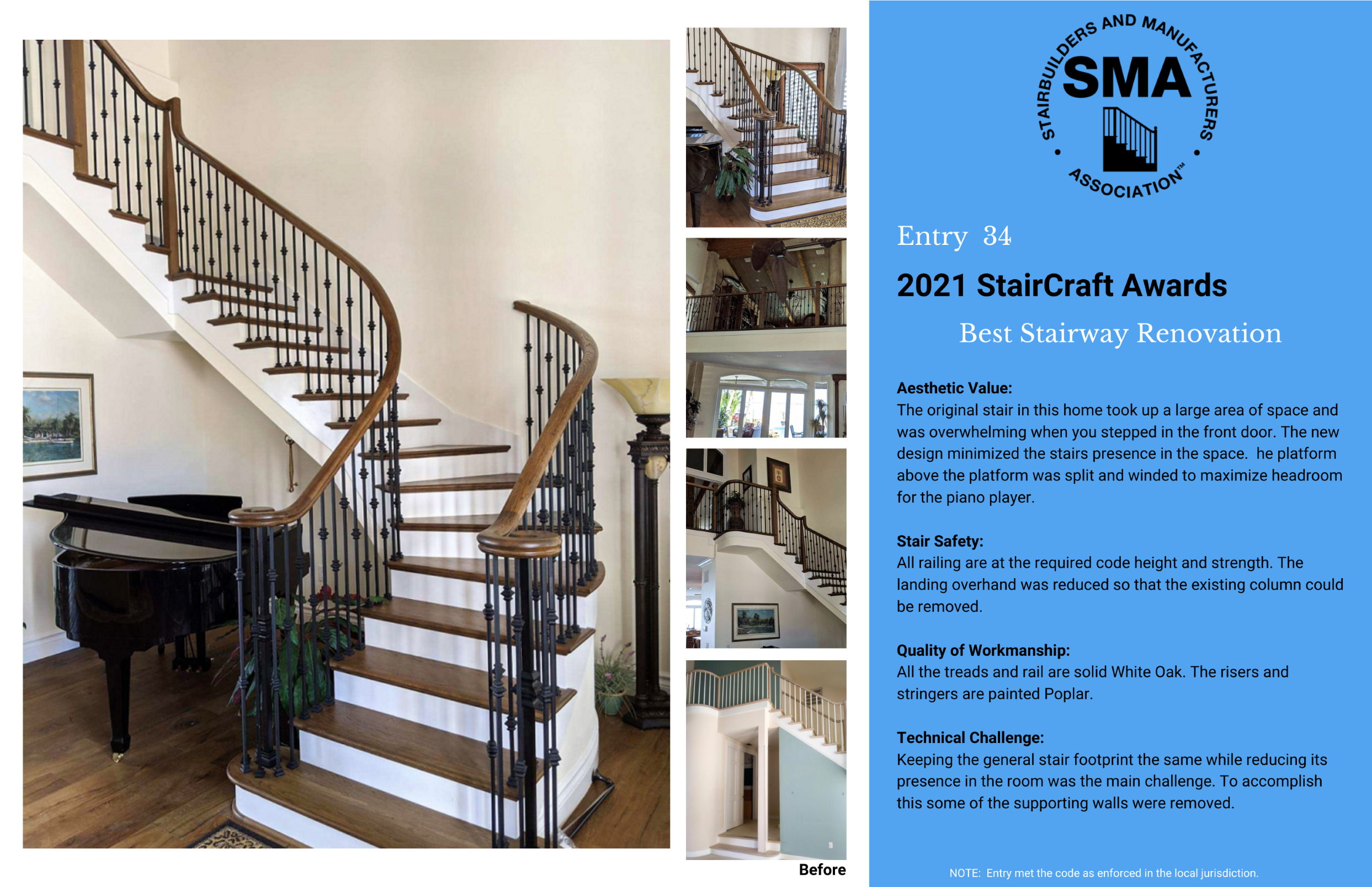 2021 StairCraft Awards Entry 34