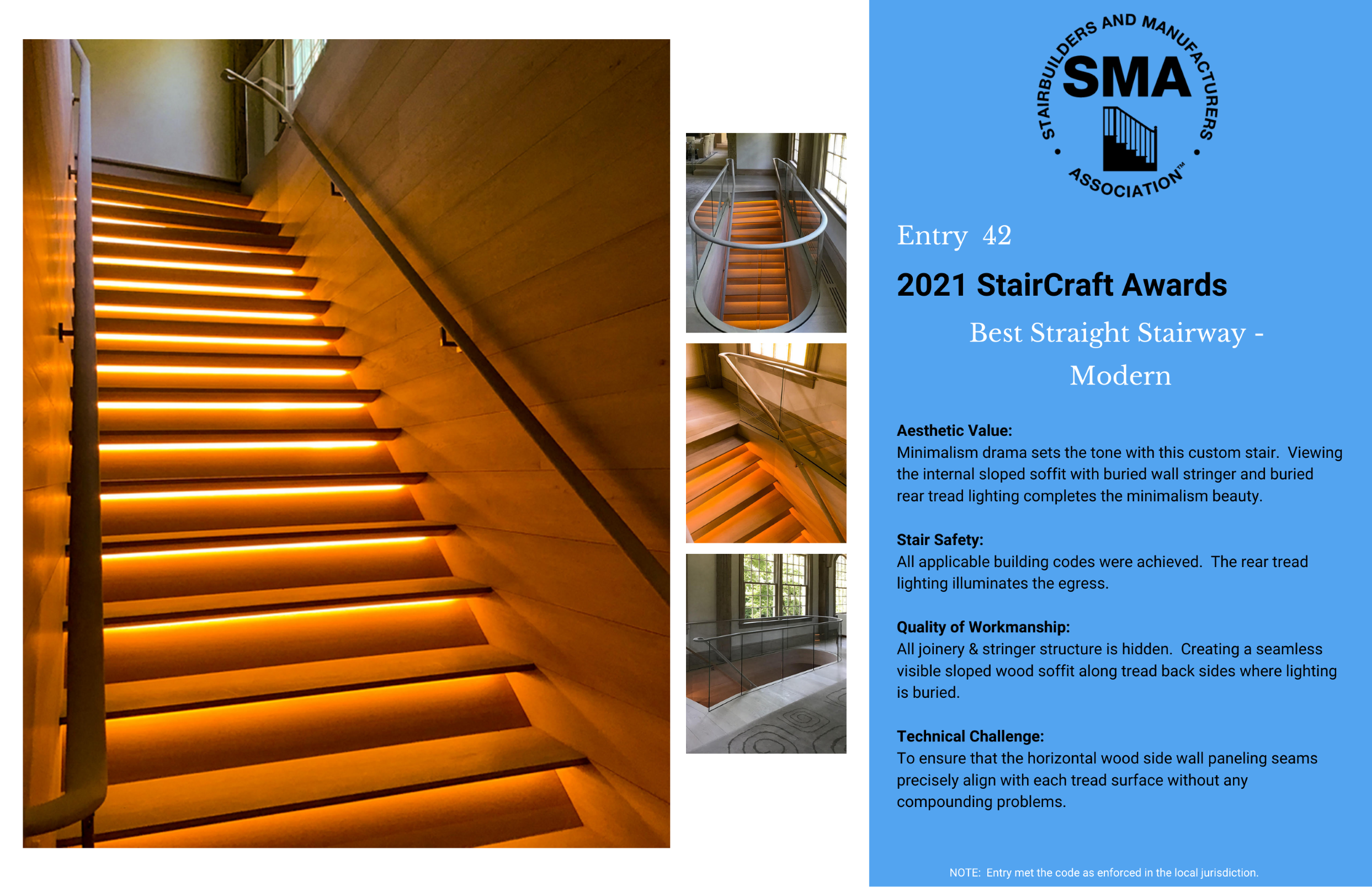 2021 StairCraft Awards Entry 42