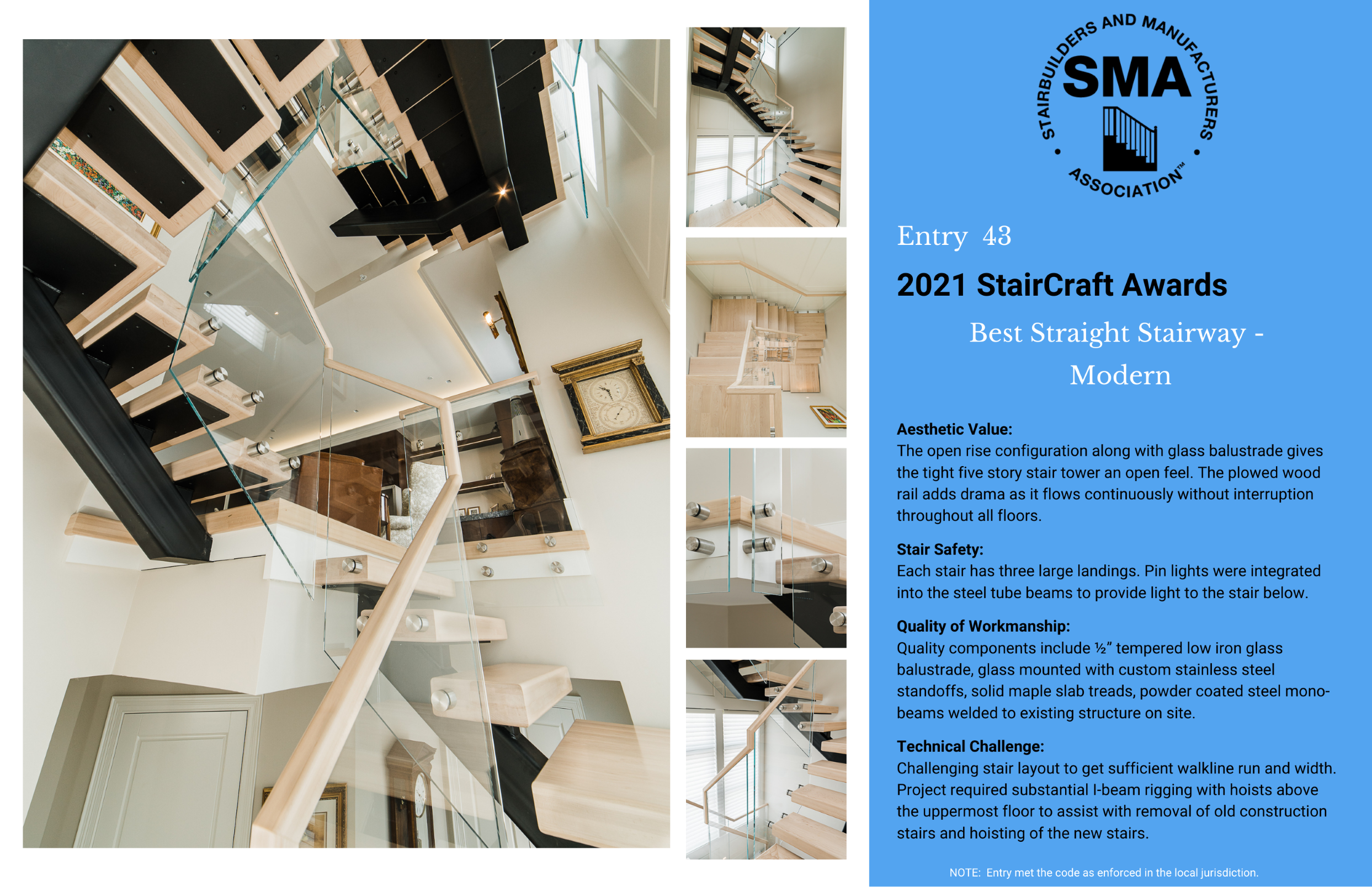2021 StairCraft Awards Entry 43