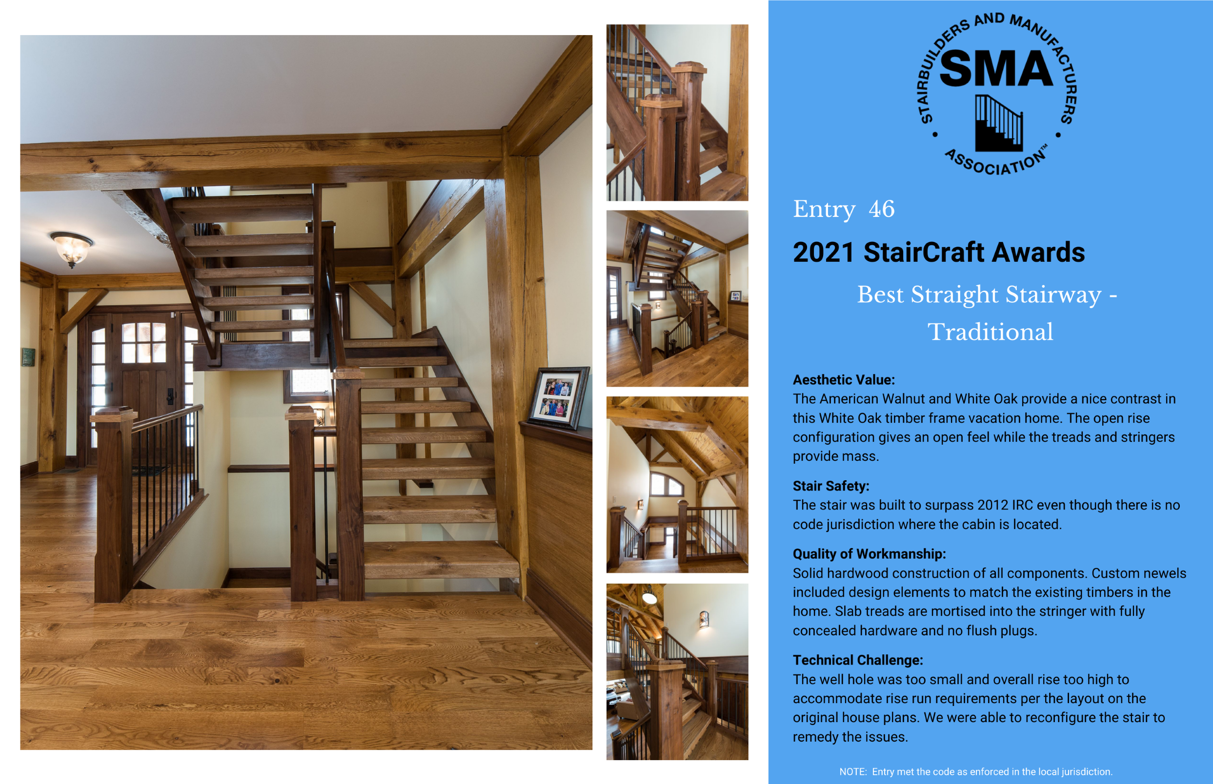 2021 StairCraft Awards Entry 46