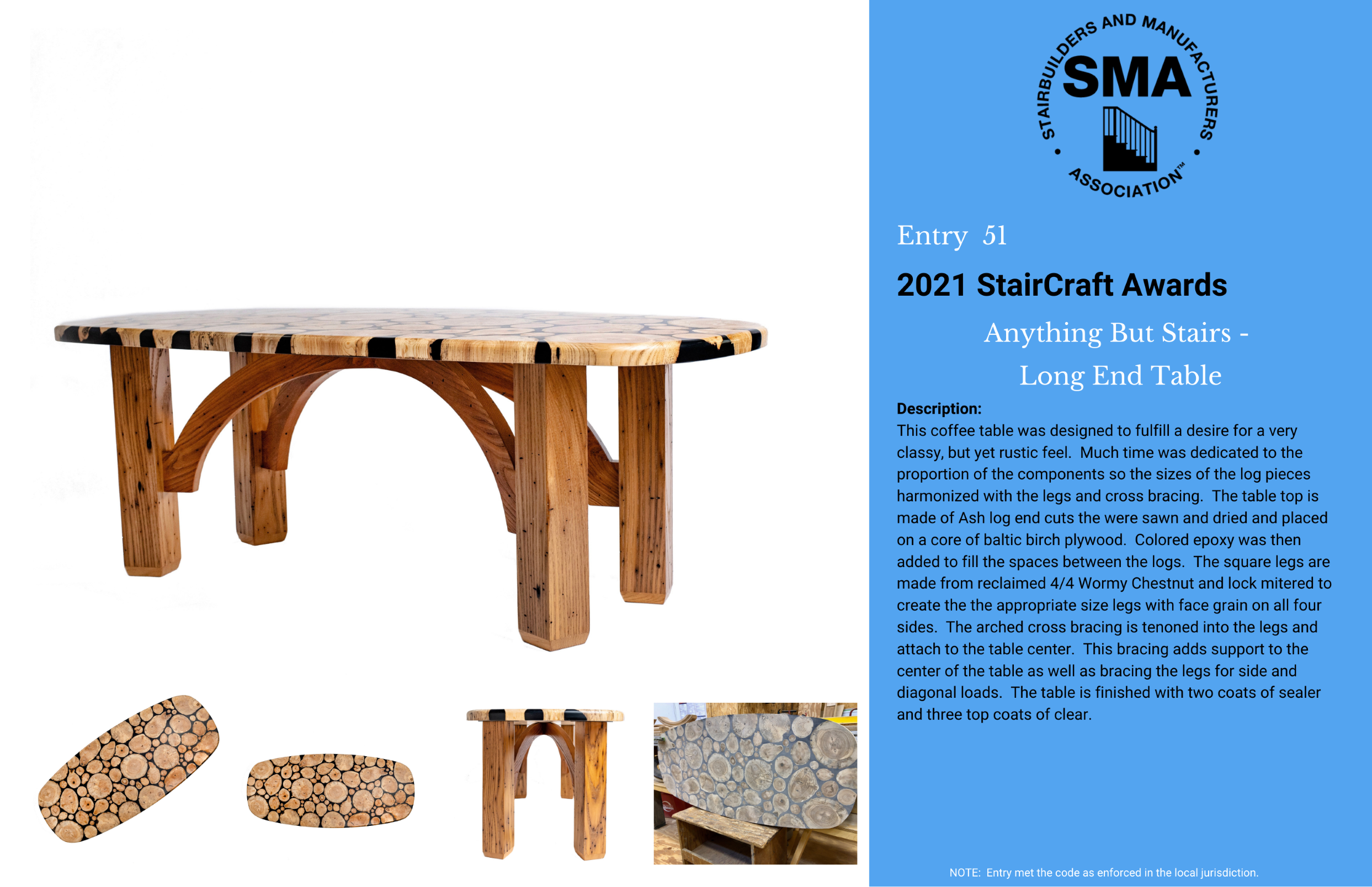 2021 StairCraft Awards Entry 51