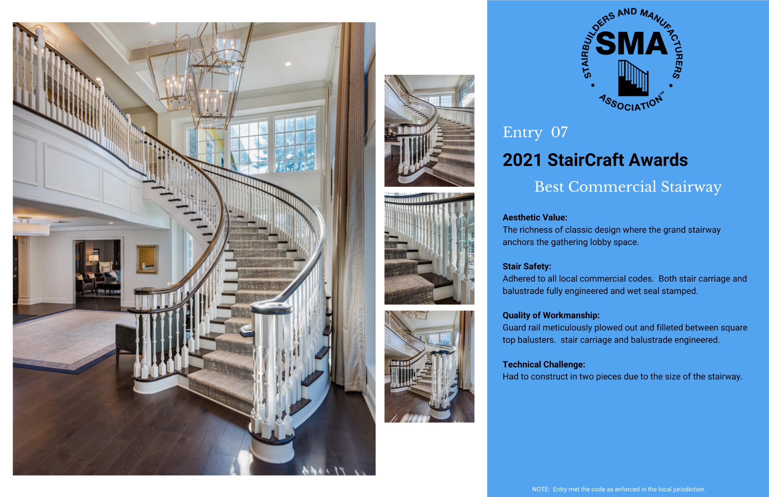 2021 StairCraft Awards Entry 7
