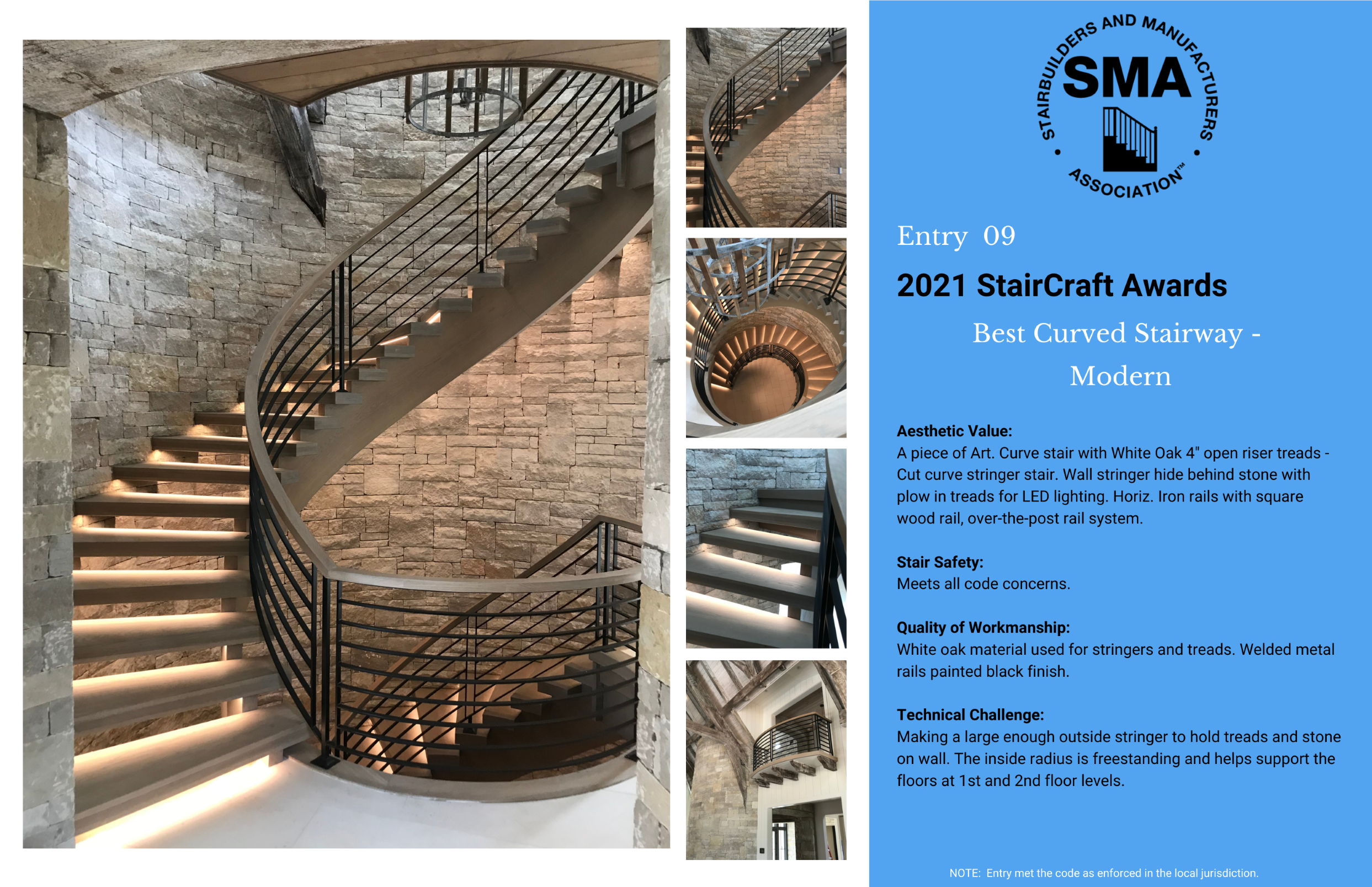 2021 StairCraft Awards Entry 9