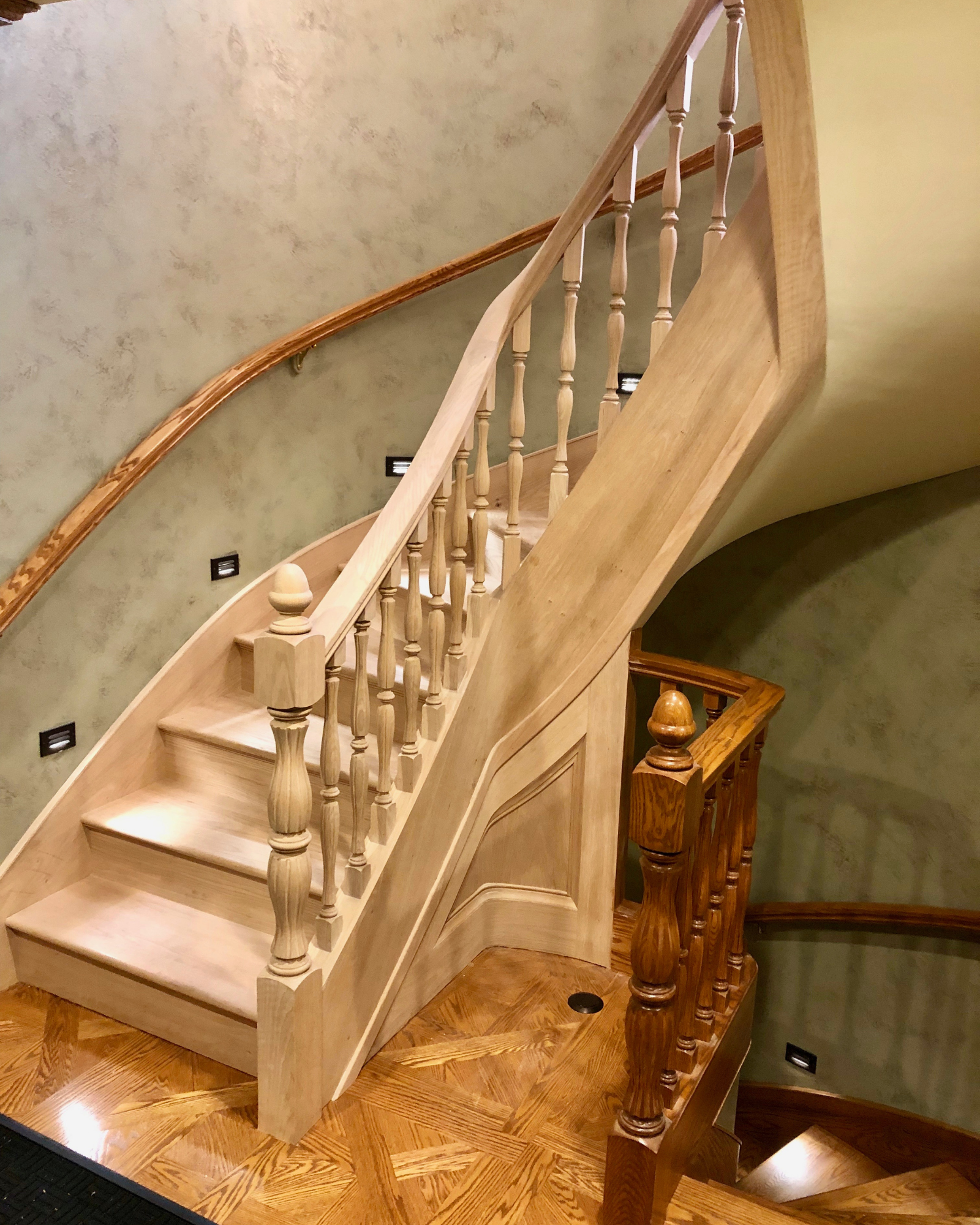 Best Stairway Renovation - John Wonderly Architectural Woodworking